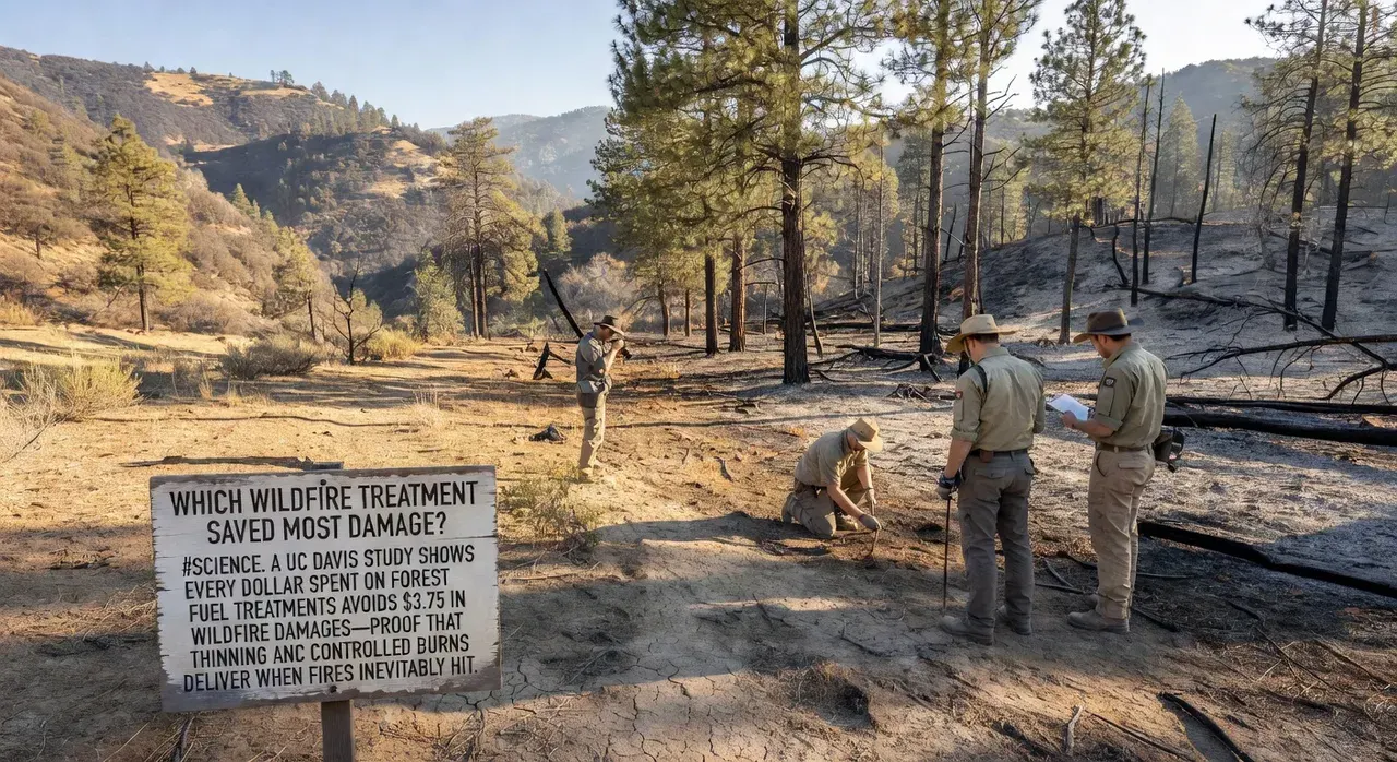 Which wildfire treatment saved most damage? #science