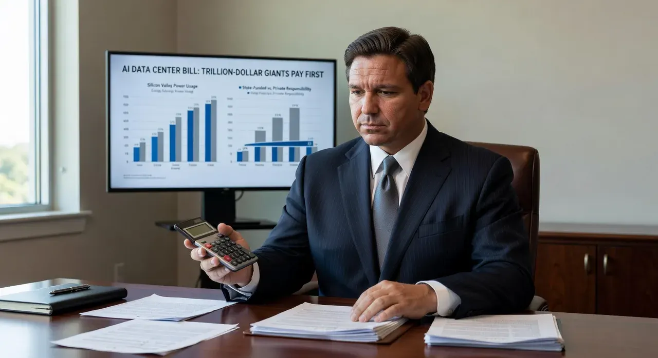 DeSantis governing like an adult with a calculator, leads country with AI data center bill