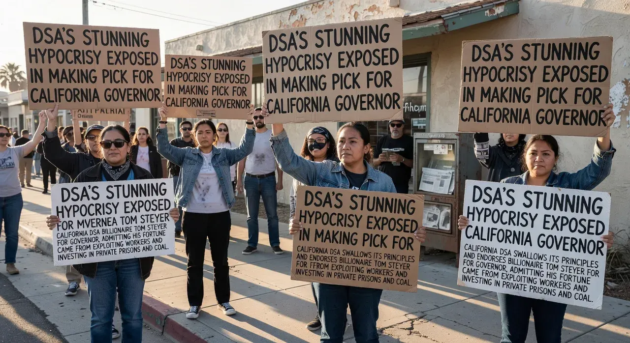 DSA’s stunning hypocrisy exposed in making pick for California governor