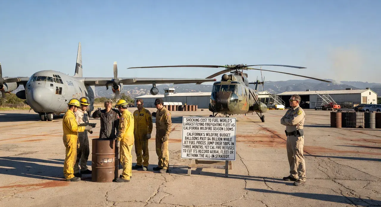 Shocking cost to fuel world’s largest flying firefighting fleet as California wildfire season looms