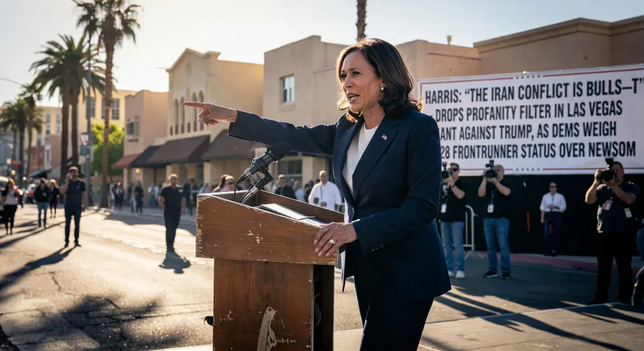 Kamala Harris goes off on Trump in word-salad rant