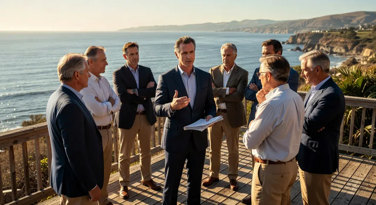 ‘People are not passive’: Newsom and top California Democrats move behind the scenes in governor’s race