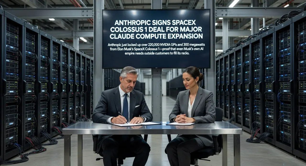 Anthropic Signs SpaceX Colossus 1 Deal For Major Claude Compute Expansion