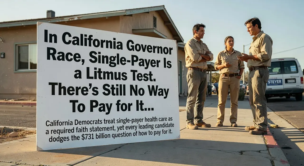 In California Governor Race, Single-Payer Is a Litmus Test. There’s Still No Way To Pay for It.