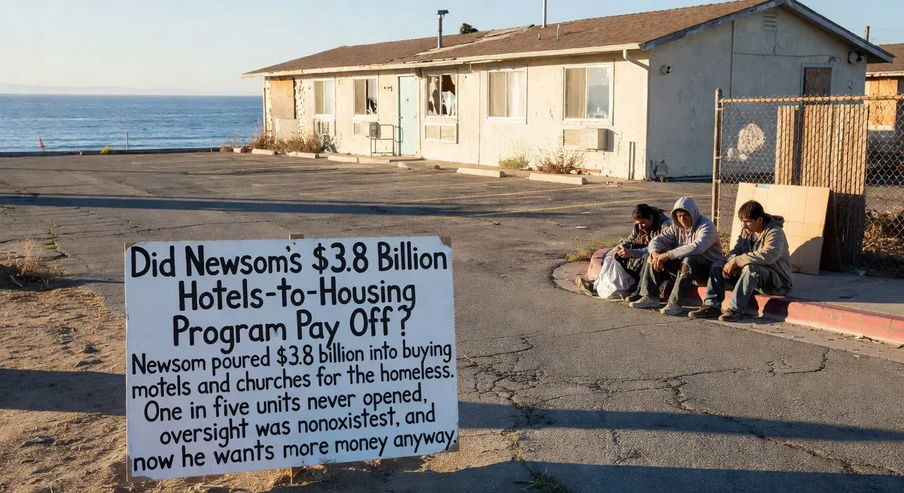 Did Newsom’s $3.8 Billion Hotels-to-Housing Program Pay Off?