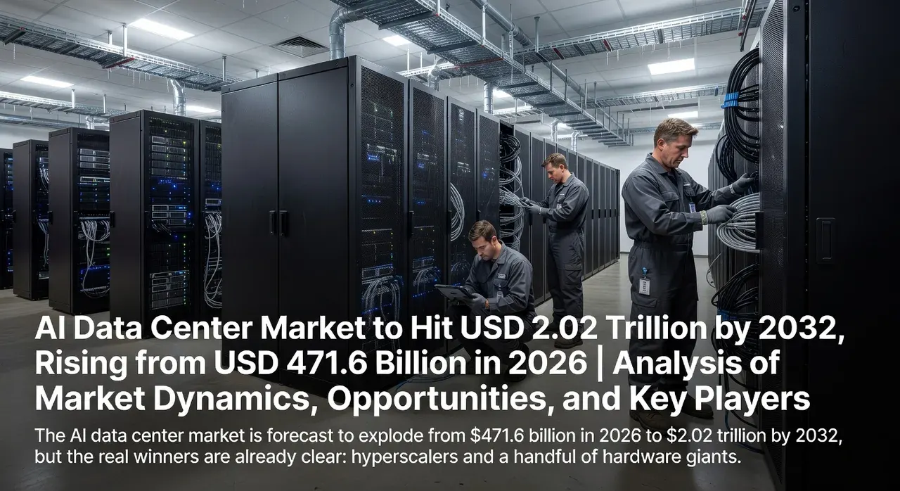 AI Data Center Market to Hit USD 2.02 Trillion by 2032, Rising from USD 471.6 Billion in 2026 | Analysis of Market Dynamics, Opportunities, and Key Players