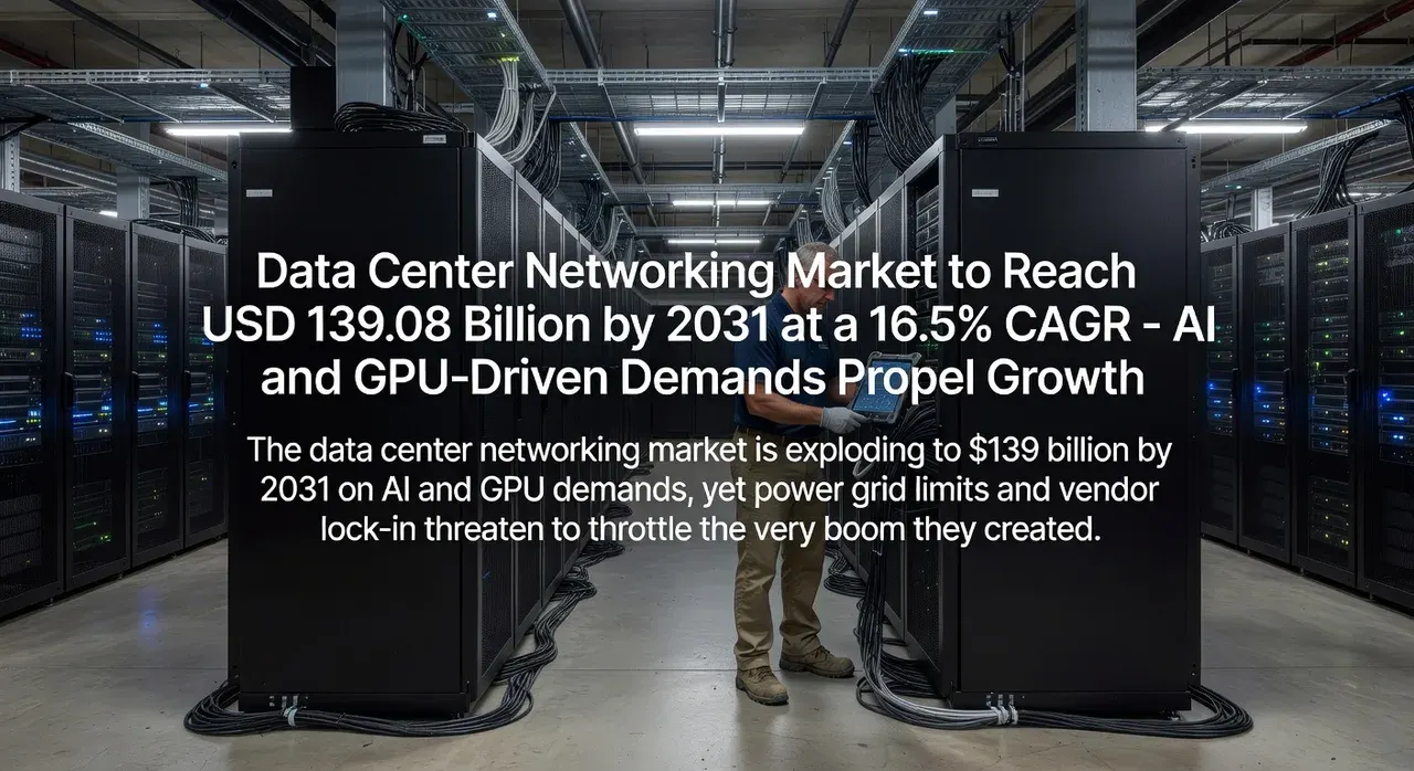 Data Center Networking Market to Reach USD 139.08 Billion by 2031 at a 16.5% CAGR - AI and GPU-Driven Demands Propel Growth