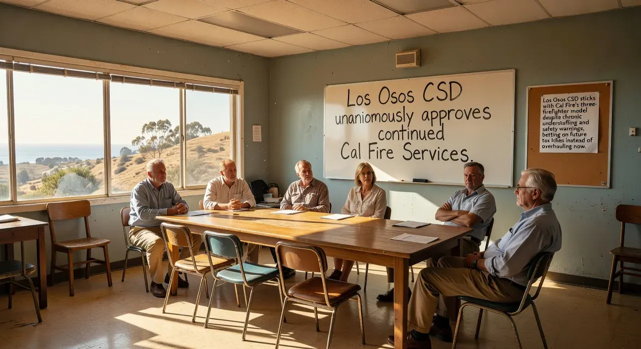 Los Osos CSD unanimously approves continued Cal Fire Services