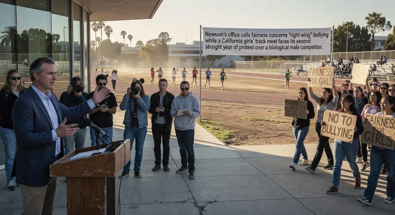 Newsom office source responds to planned protest against trans athlete at state playoff girls' track meet