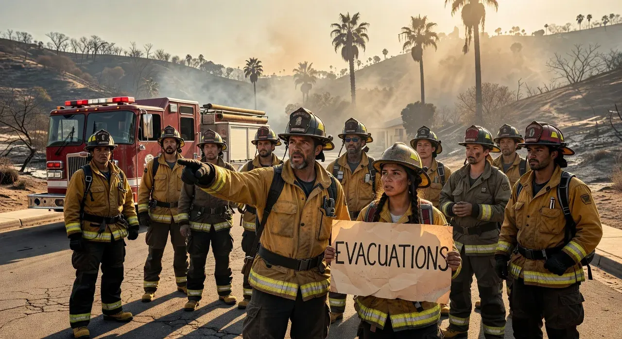 Firefighters assert why refusing to evacuate endangers lives