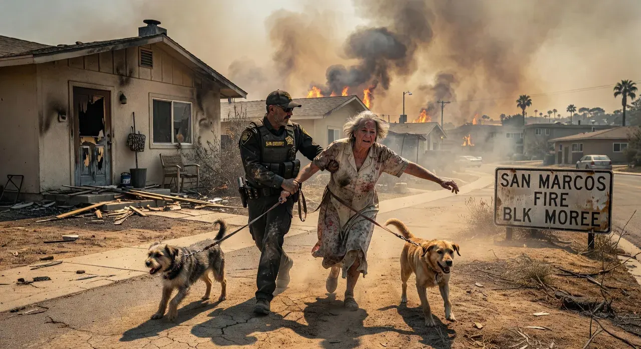 San Marcos fire forces hundreds to evacuate