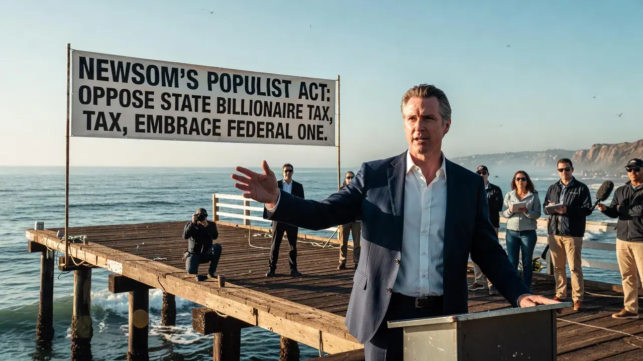 Newsom’s populist act: Oppose state billionaire tax, embrace federal one