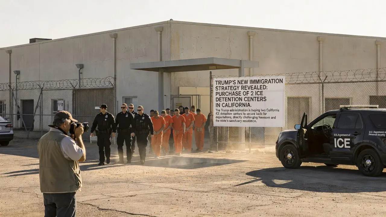 Trump’s new immigration strategy revealed in purchase of 2 ICE detention centers in California