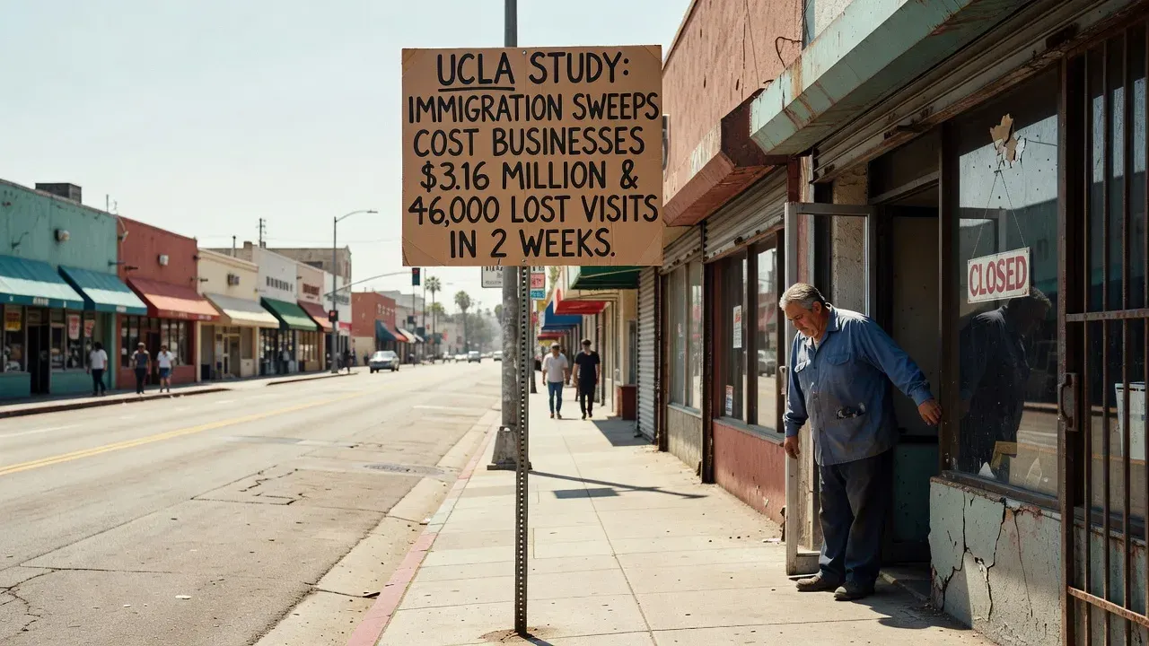 Immigration sweeps in L.A. cost businesses millions in revenue, UCLA study finds