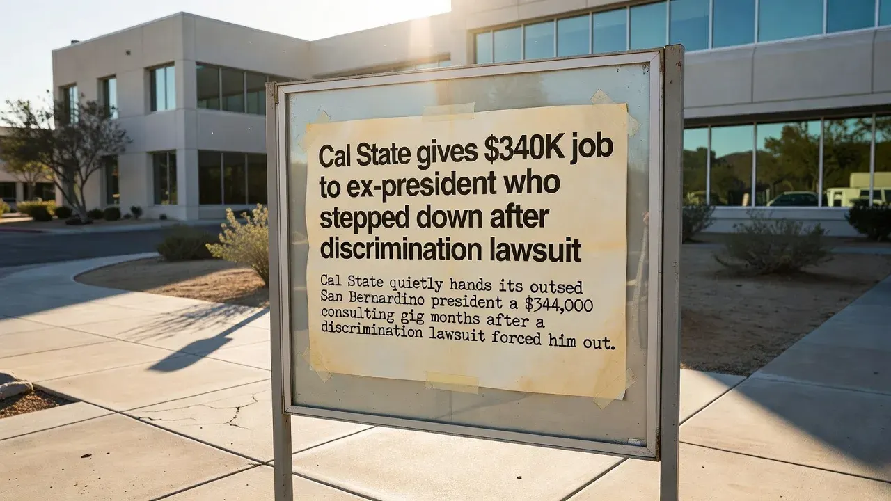 Cal State gives $340K job to ex-president who stepped down after discrimination lawsuit