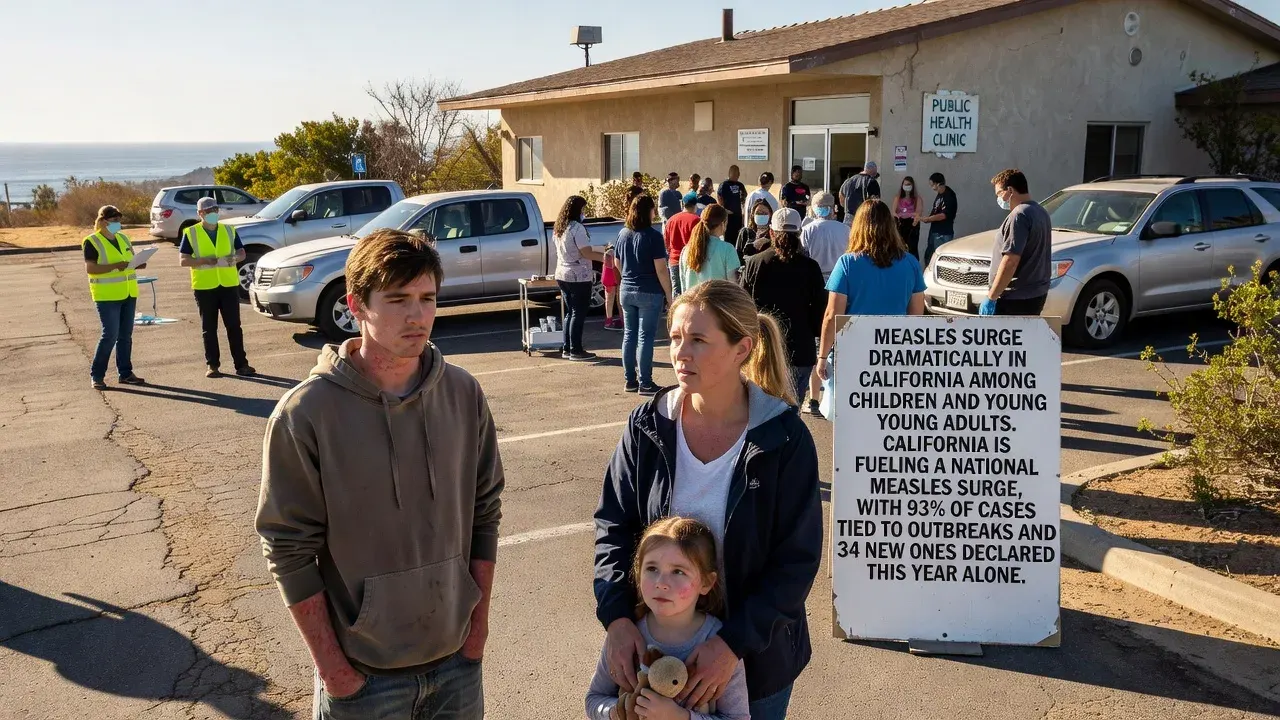 Measles surge dramatically in California among children and young adults