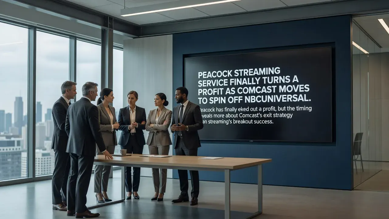 Peacock streaming service finally turns a profit as Comcast moves to spin off NBCUniversal