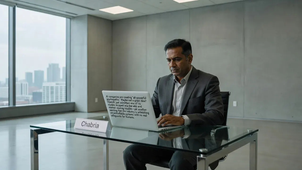 Chabria: AI companies are creating 'all-powerful psychopaths.' Maybe not a great idea?