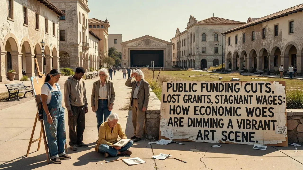Public funding cuts, lost grants, stagnant wages: How economic woes are dimming a vibrant art scene