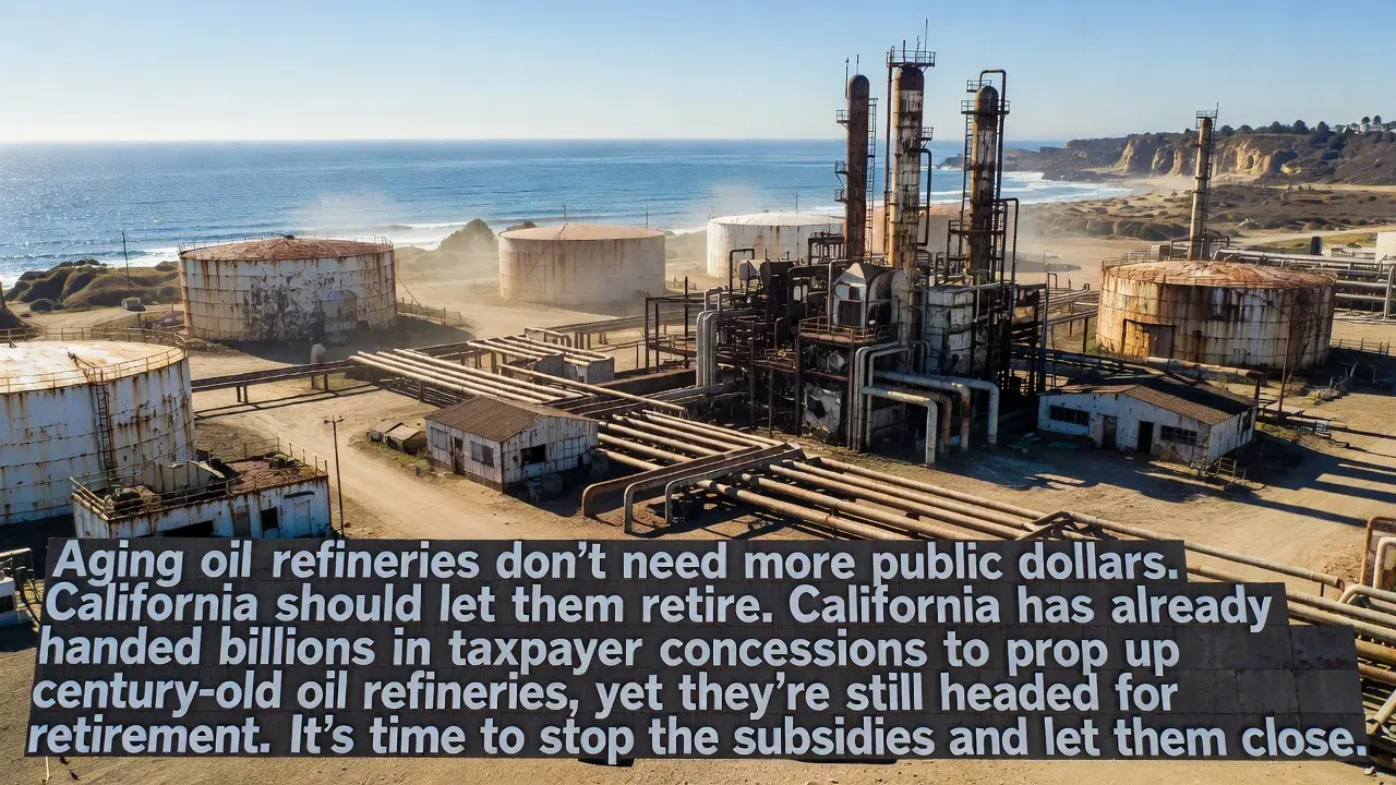 Aging oil refineries don’t need more public dollars. California should let them retire