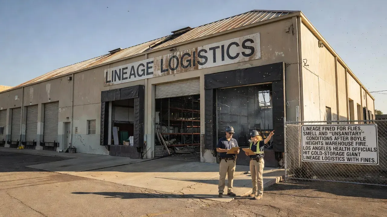 Lineage fined for flies, smell and 'unsanitary' conditions after Boyle Heights warehouse fire