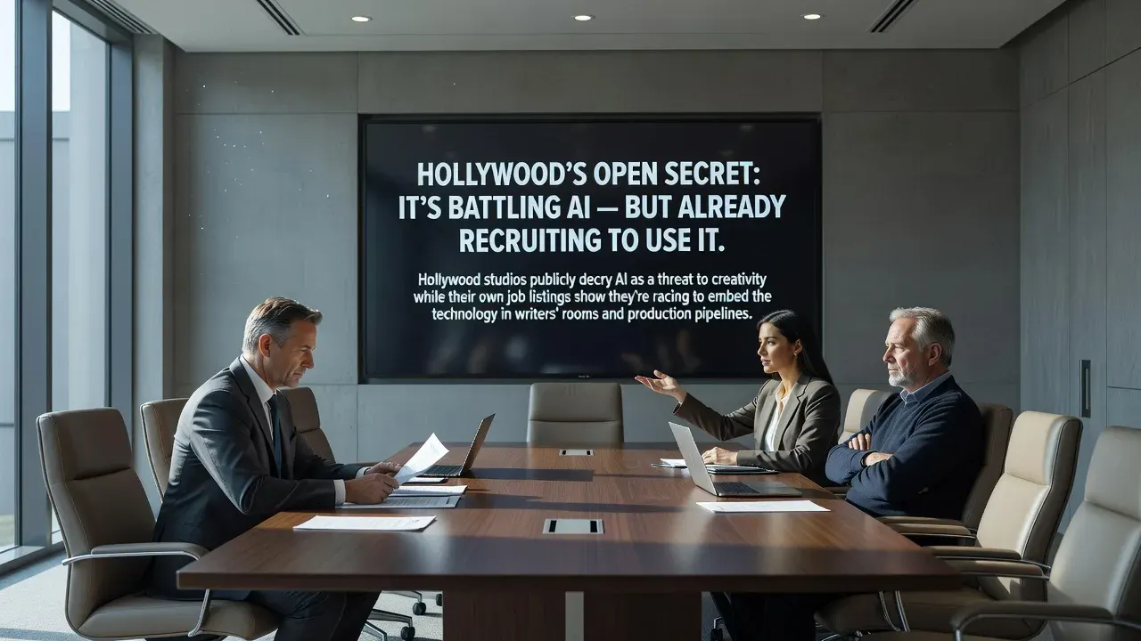 Hollywood's open secret: It's battling AI, but already recruiting to use it