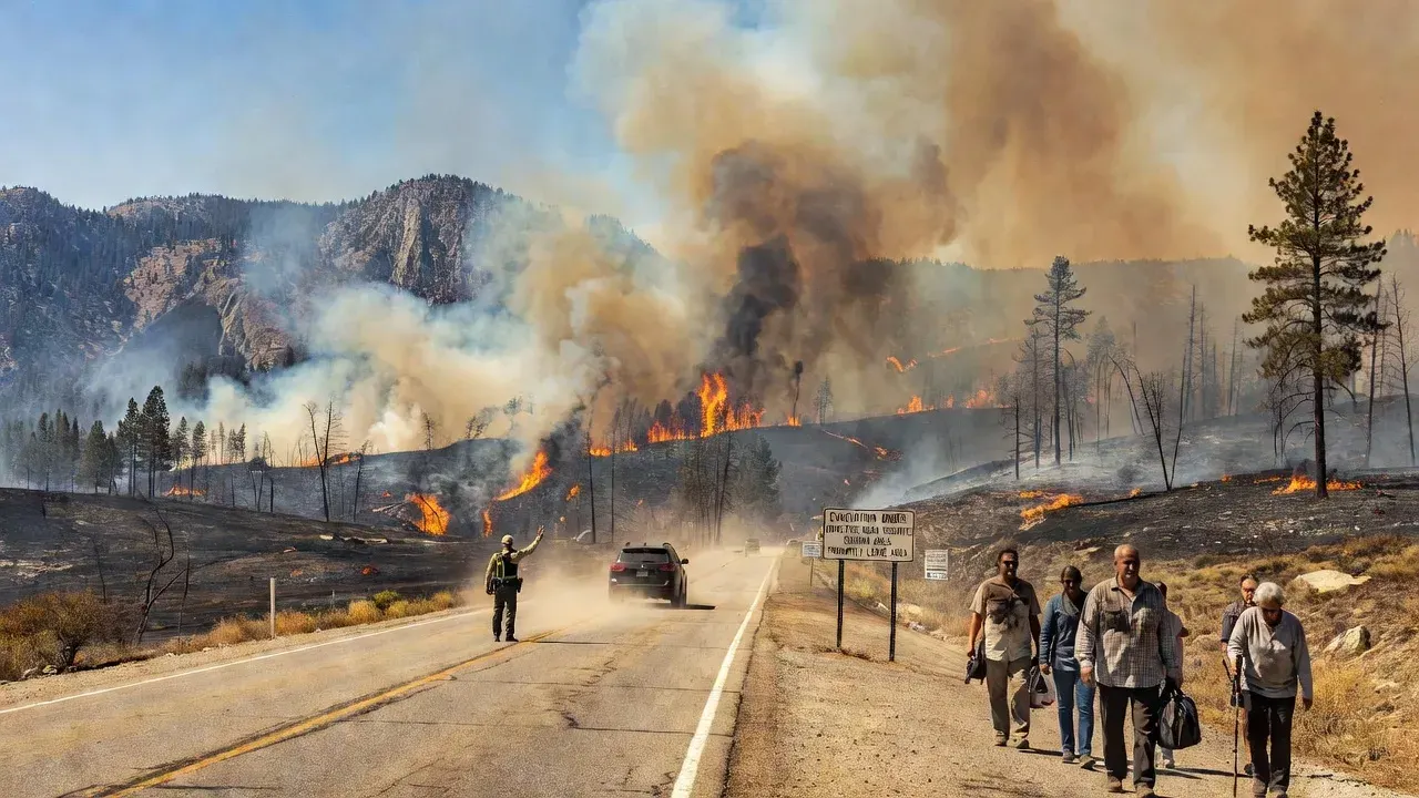 Dove fire burns near Yosemite, prompting evacuation orders in Sonora