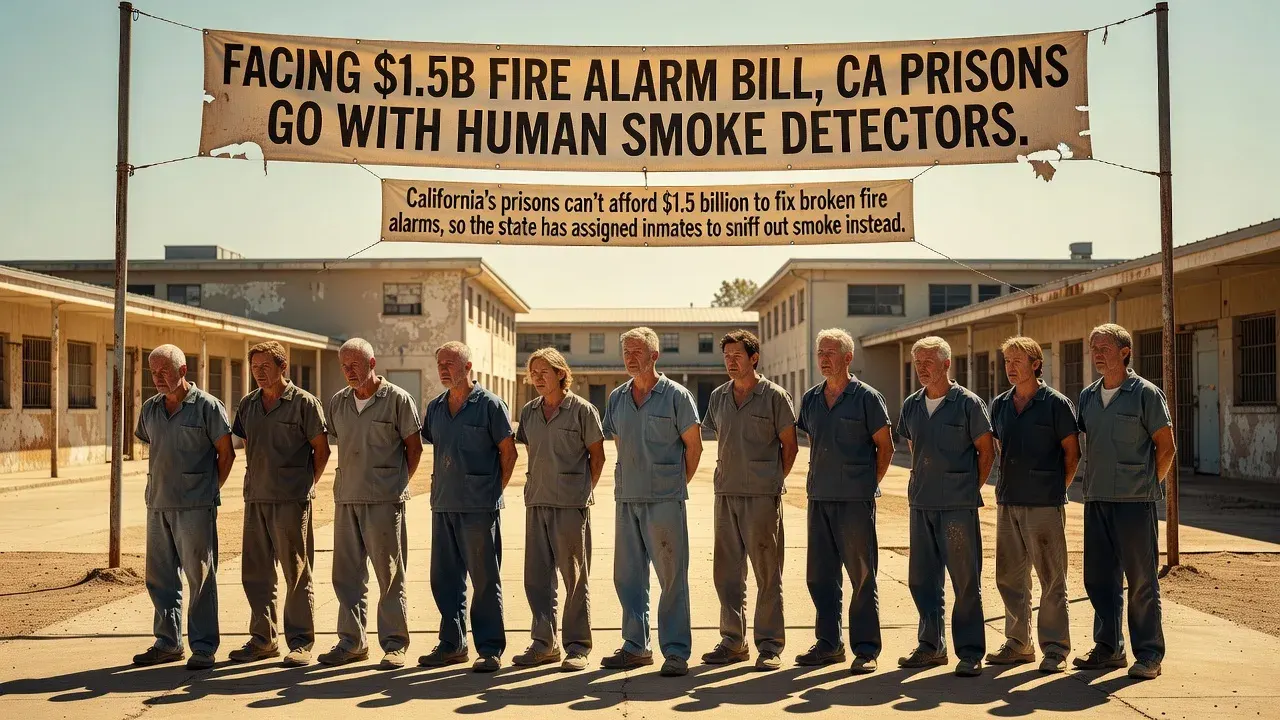 Facing $1.5B fire alarm bill, CA prisons go with human smoke detectors