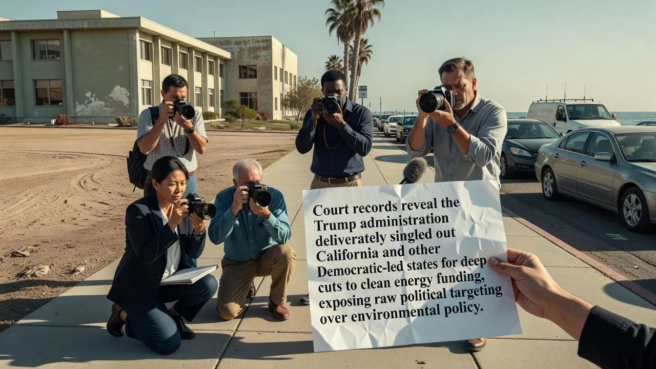Trump administration targeted California and other blue states for clean energy cuts