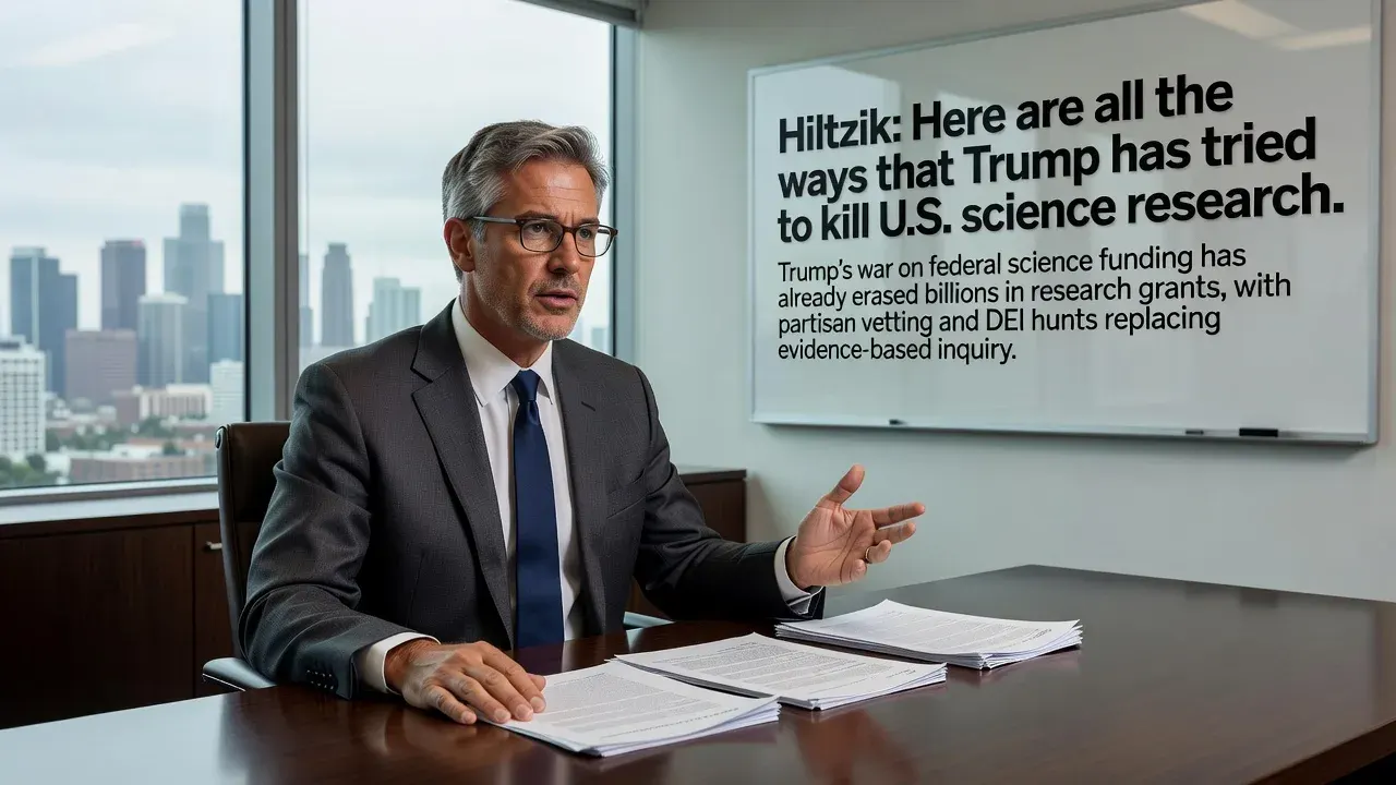 Hiltzik: Here are all the ways that Trump has tried to kill U.S. science research