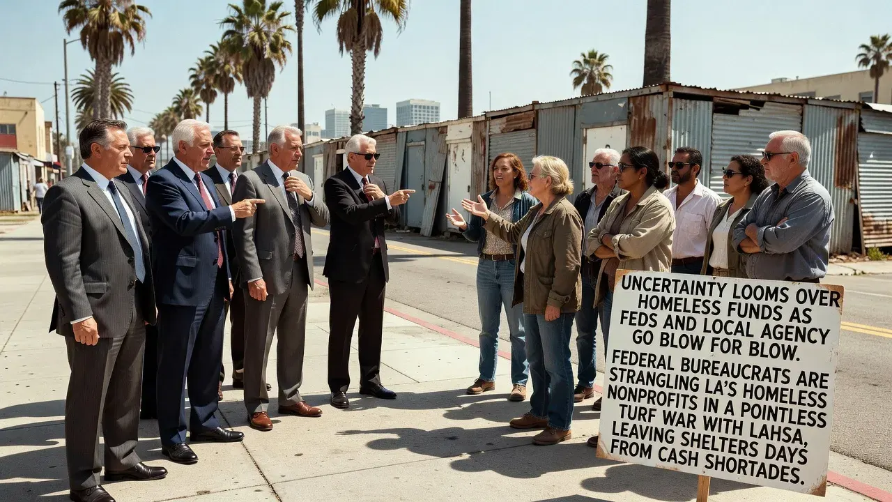Uncertainty looms over homeless funds as feds and local agency go blow for blow