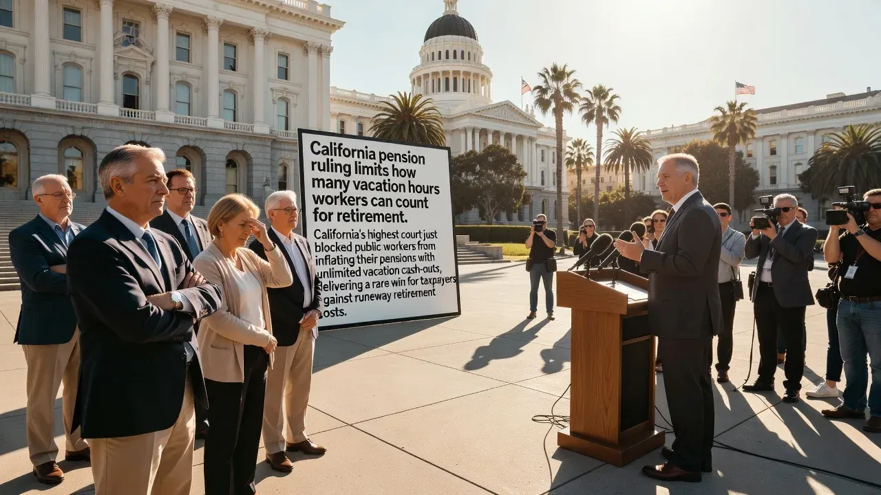 California pension ruling limits how many vacation hours workers can count for retirement