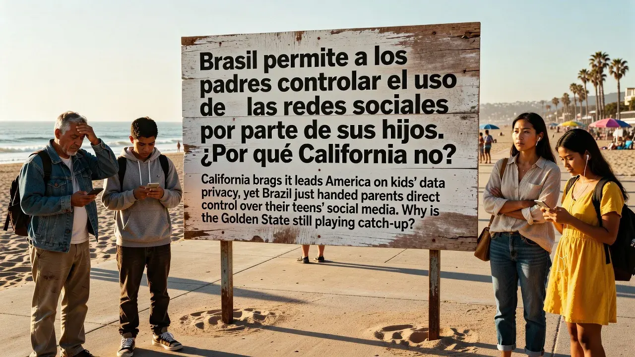 Brasil permite a los padres controlar el uso de las redes sociales por parte de sus hijos. ¿Por qué California no?