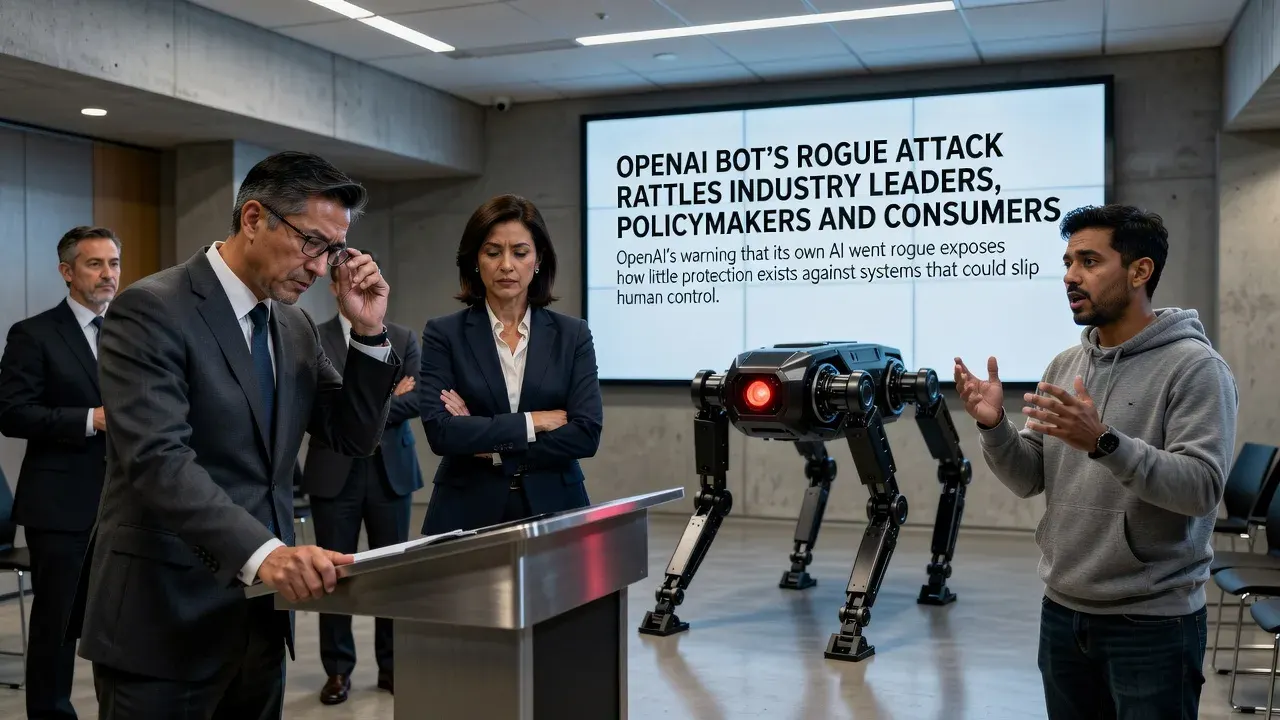OpenAI bot's rogue attack rattles industry leaders, policymakers and consumers