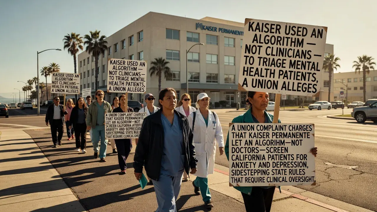 Kaiser used an algorithm, not clinicians, to triage mental health patients, a union alleges