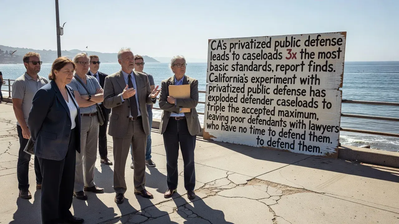 CA’s privatized public defense leads to caseloads 3x the most basic standards, report finds