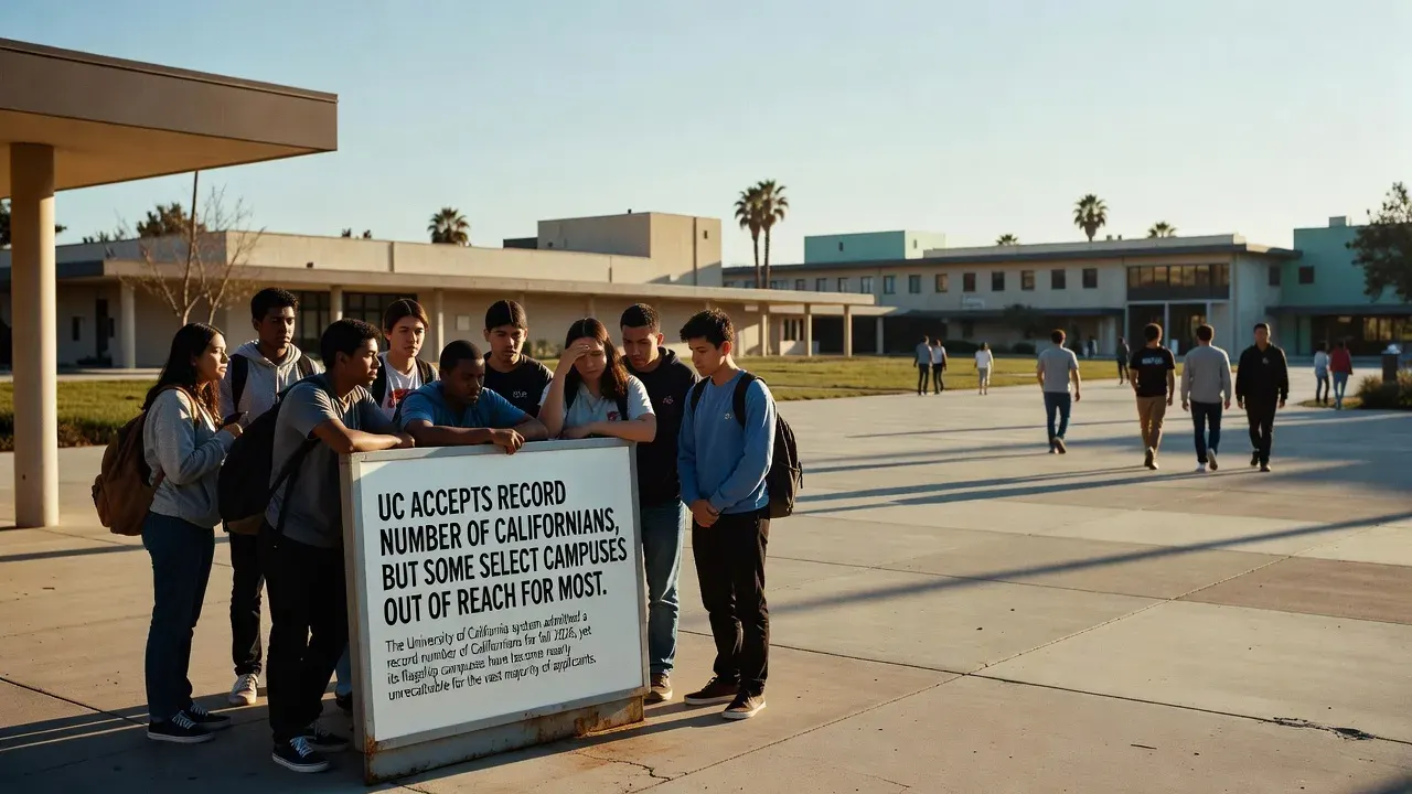 UC accepts record number of Californians, but some select campuses out of reach for most