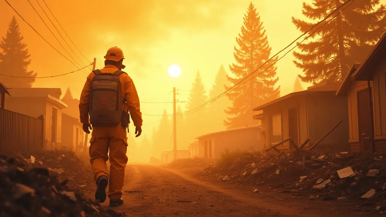Spokane wildfire evacuees return home , but it  still a hazmat situation  