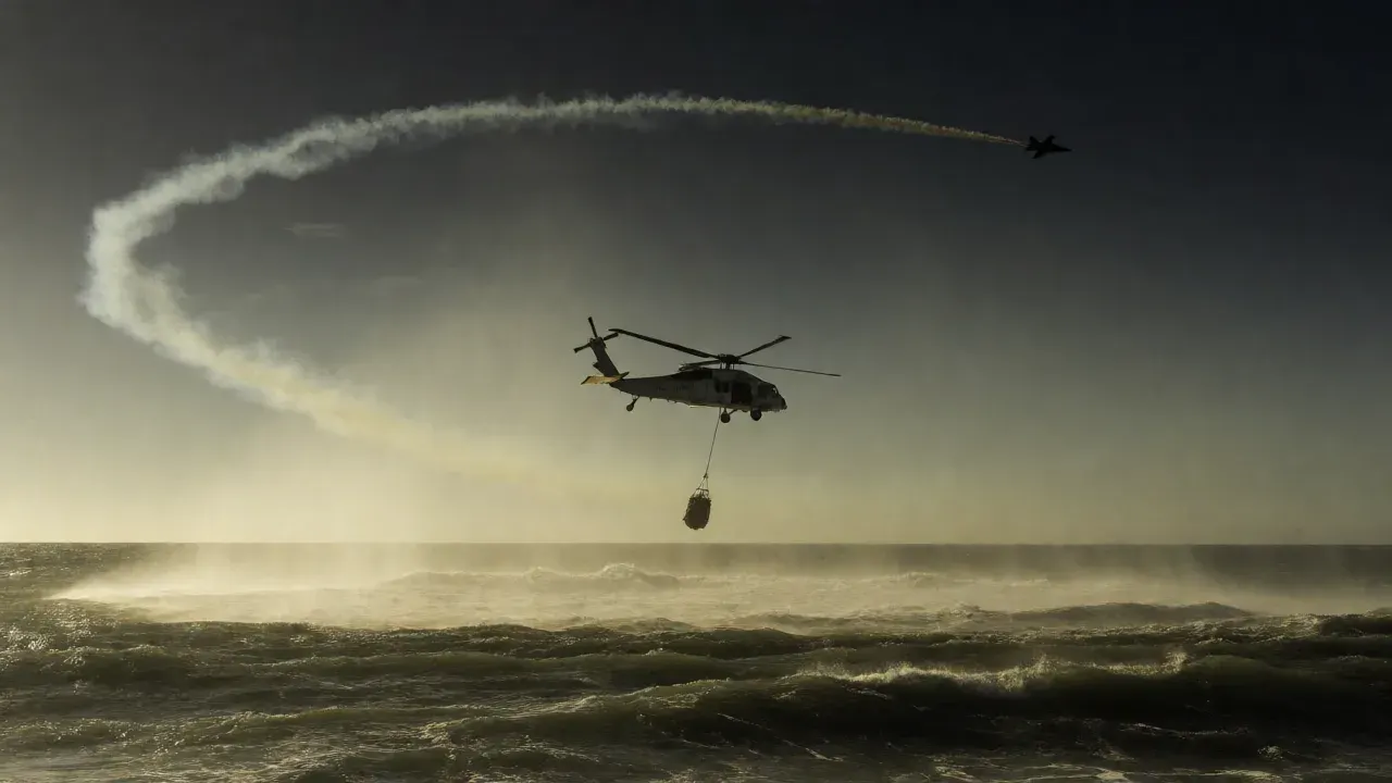 'Mayday' Broadcast Signals Emergency As Fighter Jet Ejects Off Morro Bay Coast