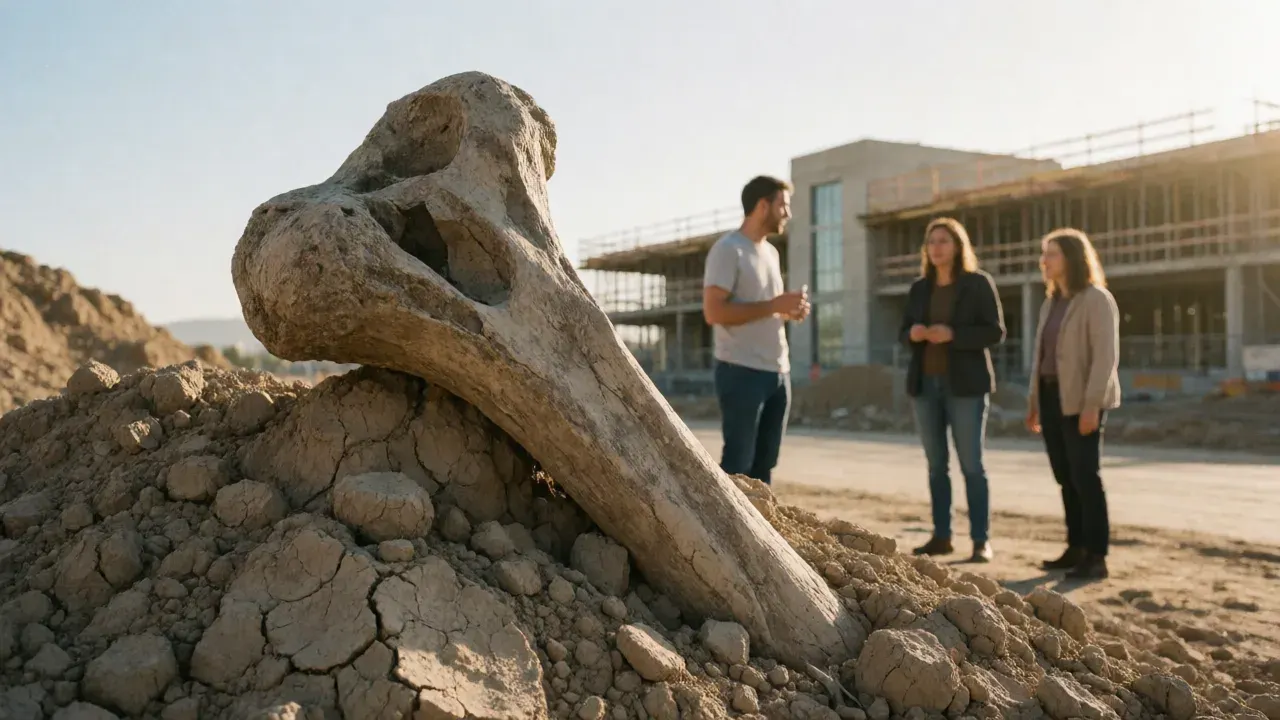 Thunder beast or swamp rhino? Fossils of prehistoric animal uncovered at SoCal construction site