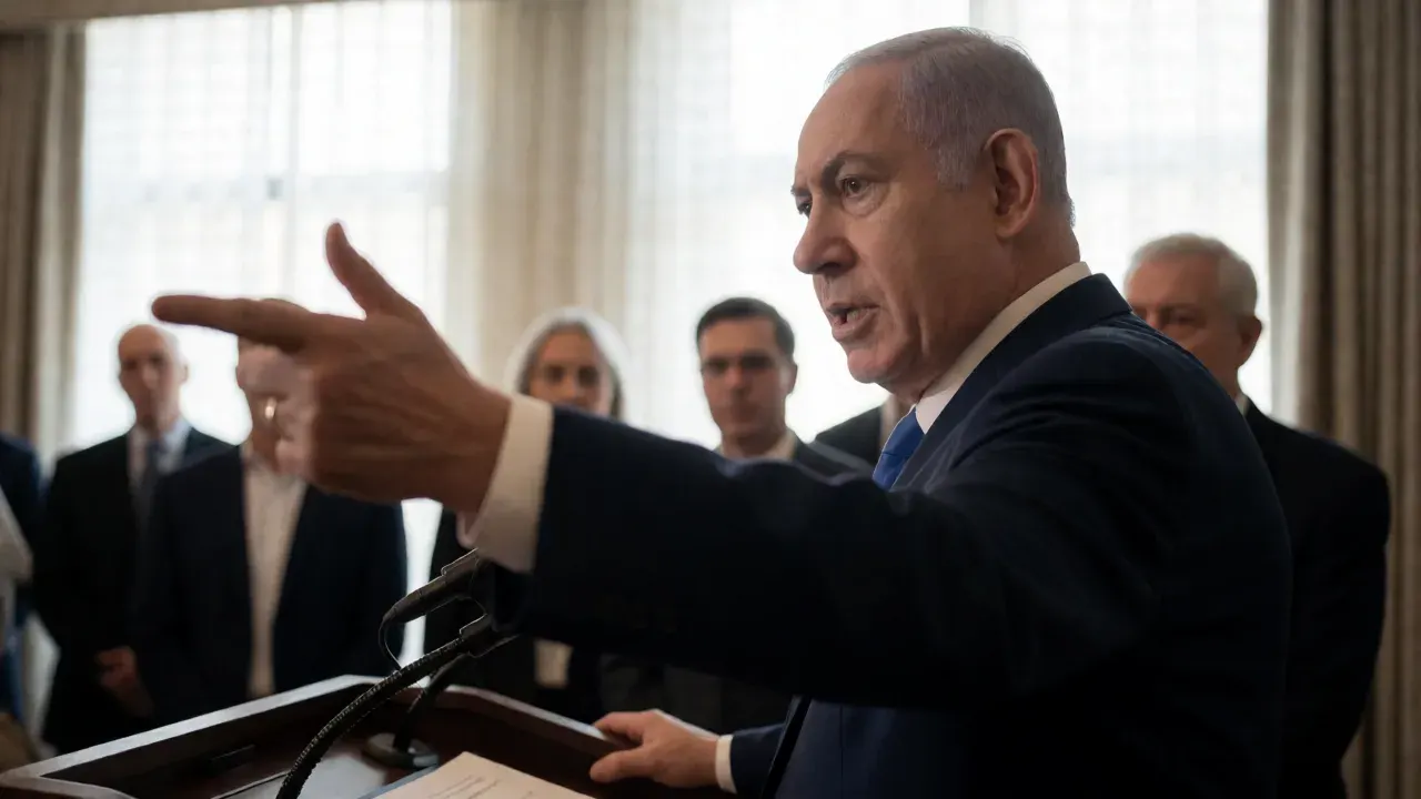 Brief NY Stop: Netanyahu Hammers Iran Amidst Sharp Criticism