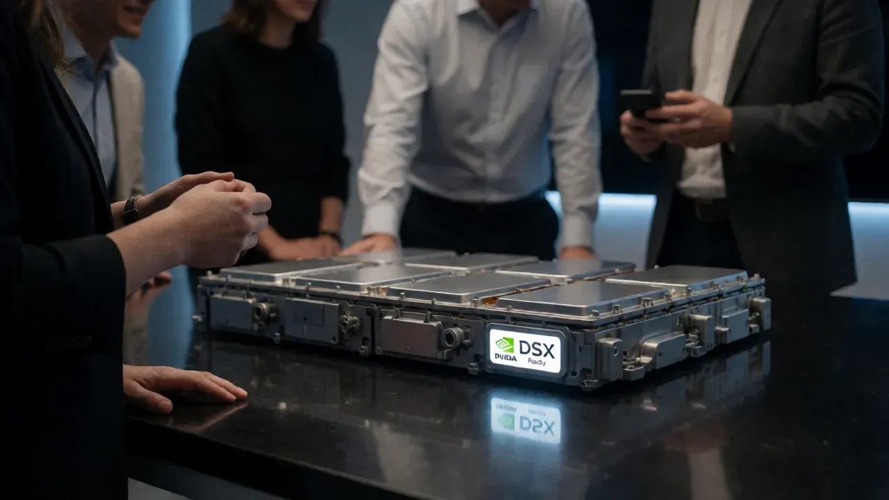 NVIDIA DSX Ready Qualifies Tesla, LG, and Hitachi Batteries and Vertiv, LiquidStack, and LG CDUs for AI Factories