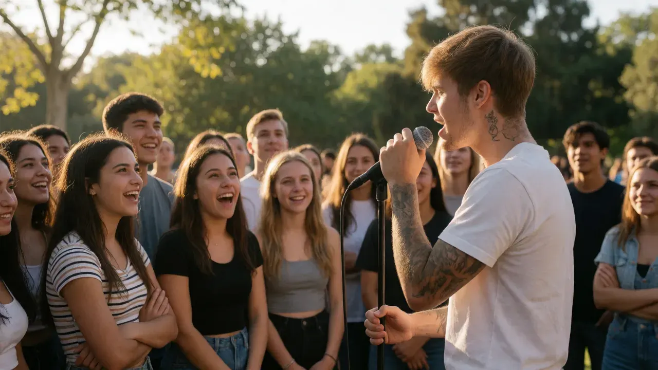 D.A. calls Justin Bieber's surprise MacArthur Park gig a 'testament to ... progress'