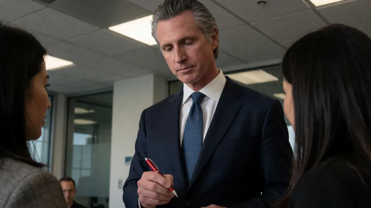 Gavin Newsom paddles to the political right with 3 notable vetoes