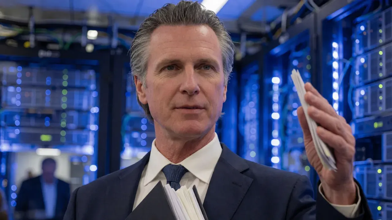 California governor signs broad data center oversight bill package