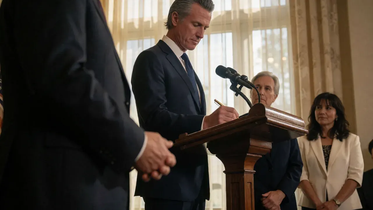 Newsom signs voting laws to counter Trump’s feared interference