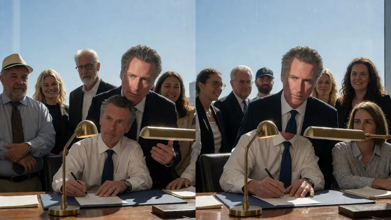 Newsom cites pension crisis as he vetoes bill to enhance retirement for police and firefighters