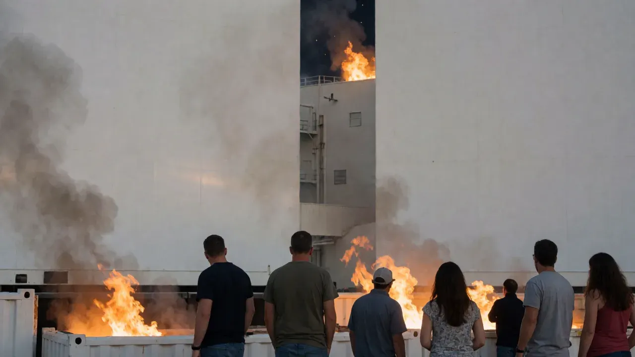 Moss Landing battery storage fire flares up again, raising new safety fears in California