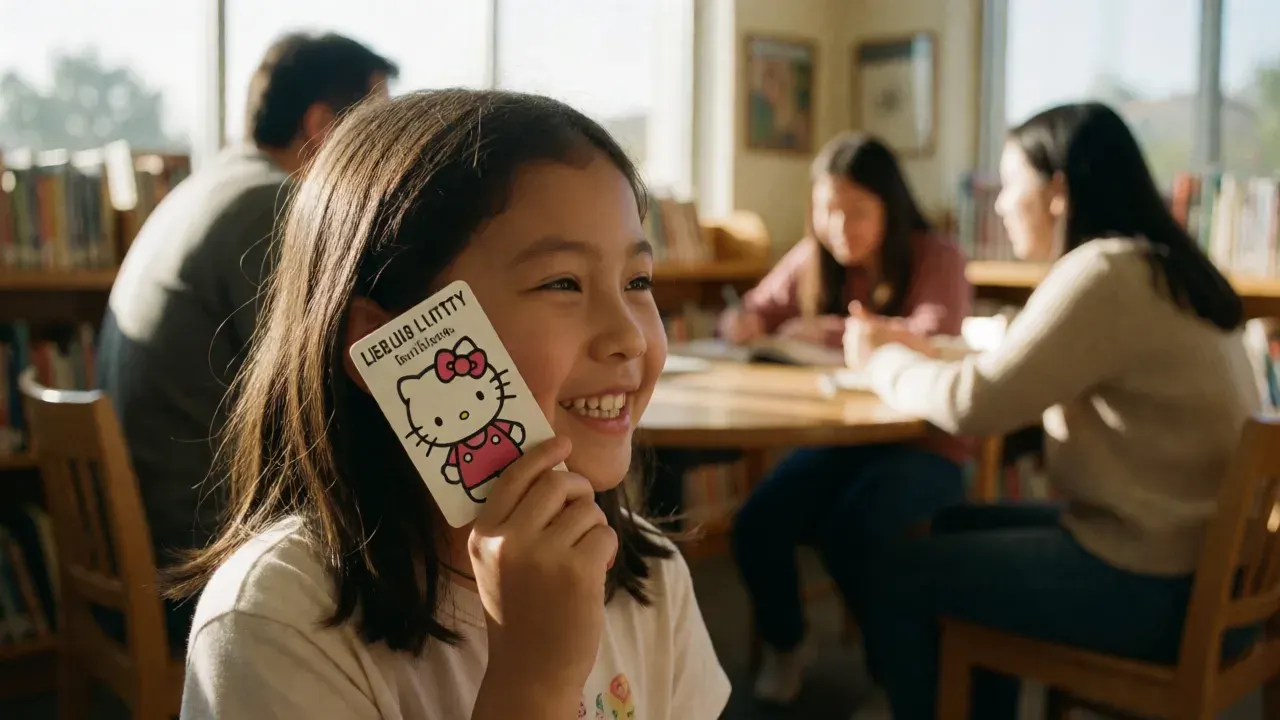 'Super cute' Hello Kitty cards draw crowds to the L.A. County Library