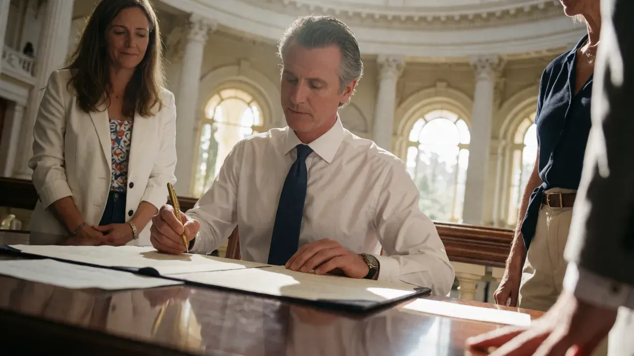 Newsom firma una ley para que estos californianos queden exentos del deber de jurado, para siempre